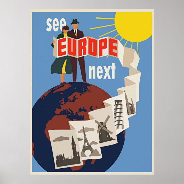 Europe - See Europe Next Poster (Front)