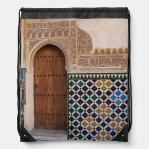 Europe, Spain, Andalusia, Granada, Alhambra Drawstring Bag