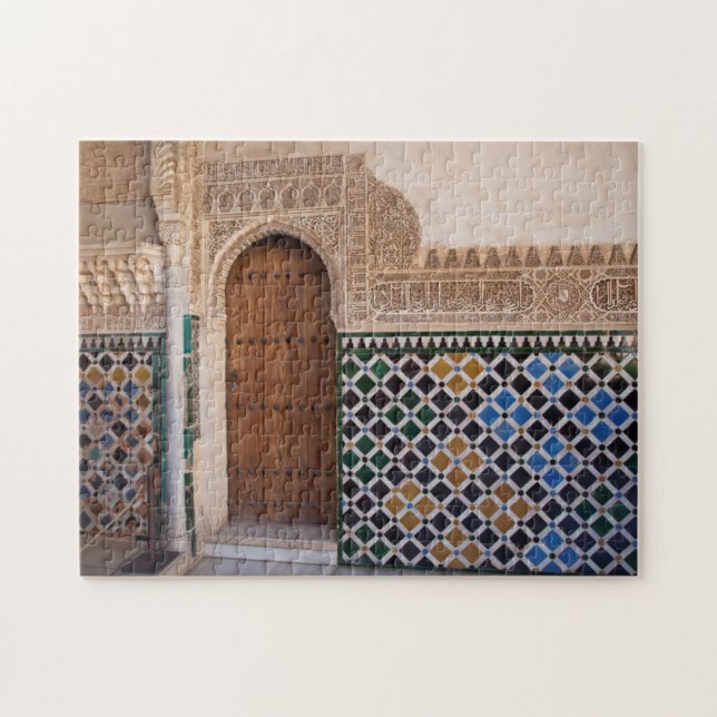 Europe, Spain, Andalusia, Granada, Alhambra Jigsaw Puzzle (Horizontal)