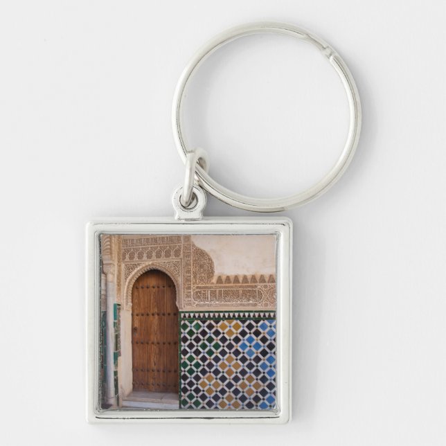 Europe, Spain, Andalusia, Granada, Alhambra Keychain (Front)