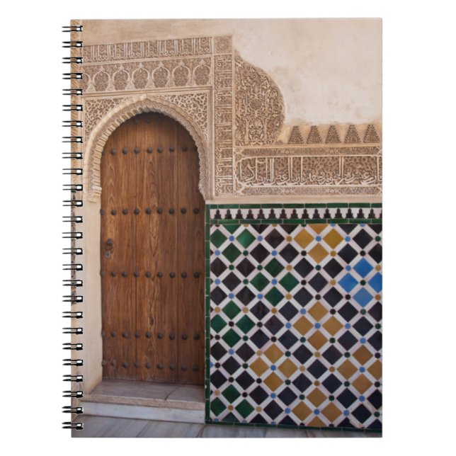 Europe, Spain, Andalusia, Granada, Alhambra Notebook (Front)