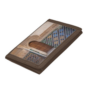 Europe, Spain, Andalusia, Granada, Alhambra Tri-fold Wallet