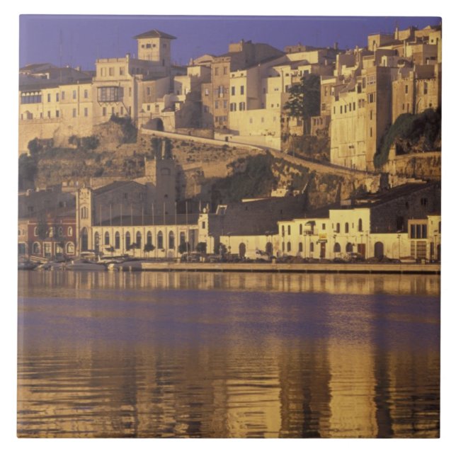 Europe, Spain, Balearics, Menorca, Mao. Dawn Tile (Front)