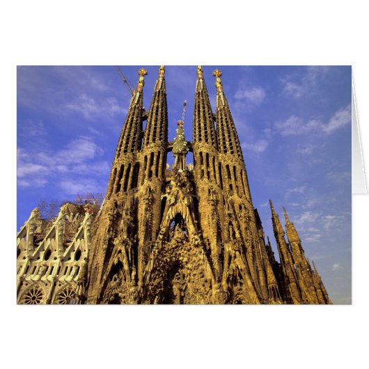 Europe, Spain, Barcelona, Sagrada Familia (Front Horizontal)