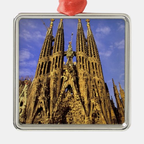 Europe Spain Barcelona Sagrada Familia Metal Ornament