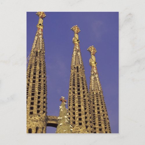 Europe Spain Barcelona Sagrada Familia Postcard