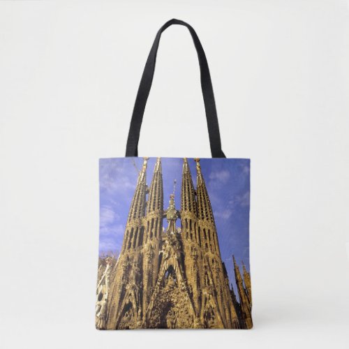 Europe Spain Barcelona Sagrada Familia Tote Bag