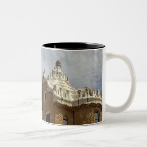 Europe Spain Catalunya Barcelona Park Guell 2 Two_Tone Coffee Mug