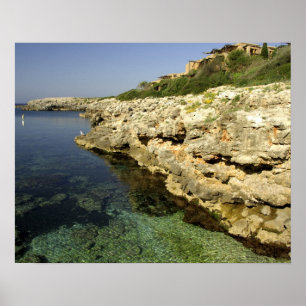 Europe, Spain, Minorca (aka Menorca), Binibeca. 2 Poster