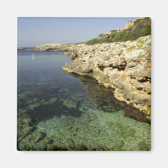 Europe, Spain, Minorca (aka Menorca), Binibeca. Magnet (Front)