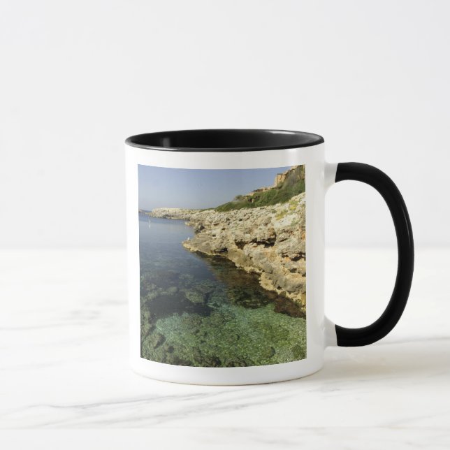 Europe, Spain, Minorca (aka Menorca), Binibeca. Mug (Right)