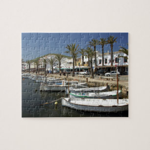 Europe, Spain, Minorca (aka Menorca). Fishing Jigsaw Puzzle