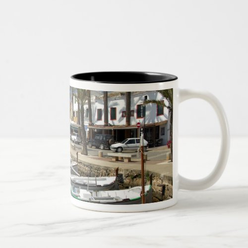 Europe Spain Minorca aka Menorca Fishing Two_Tone Coffee Mug