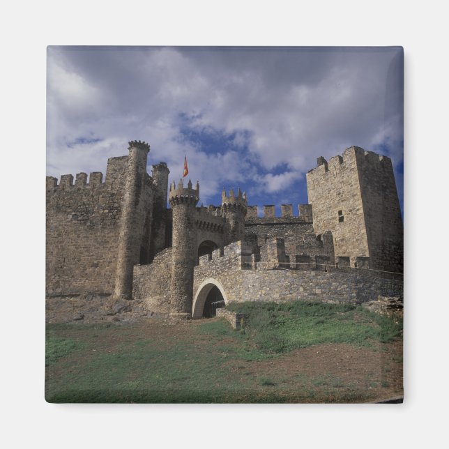 Europe, Spain, Ponferrada, Leon. Templer Magnet (Front)