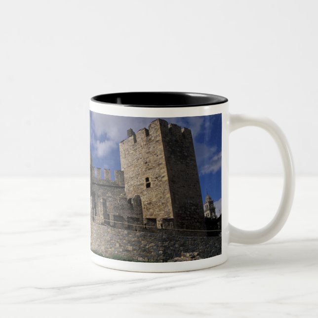 Europe, Spain, Ponferrada, Leon. Templer Two-Tone Coffee Mug (Right)