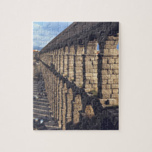 Europe, Spain, Segovia. Late light casts shadows Jigsaw Puzzle