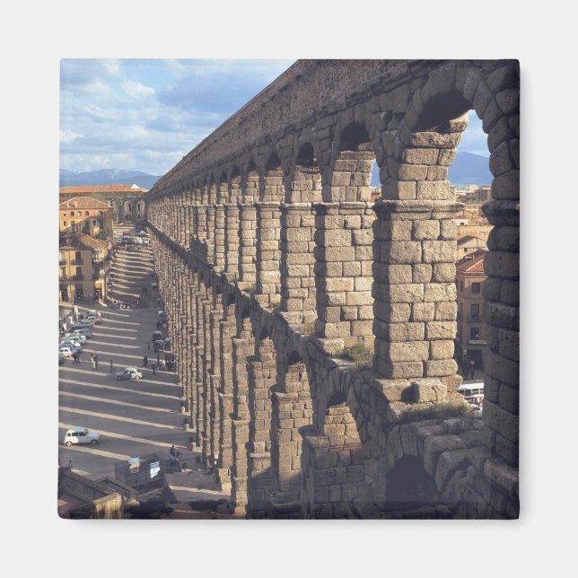 Europe, Spain, Segovia. Late light casts shadows Magnet (Front)