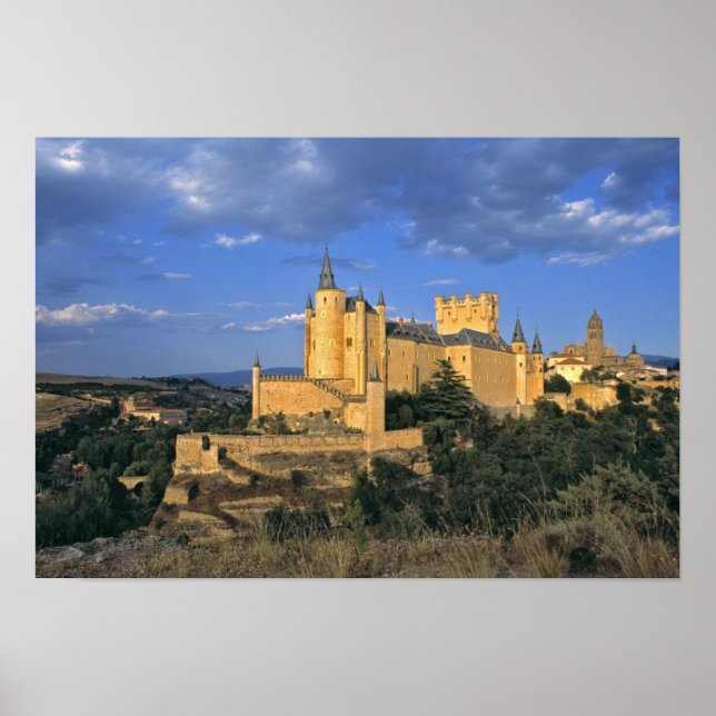 Europe, Spain, Segovia. The Alcazar, a World Poster (Front)