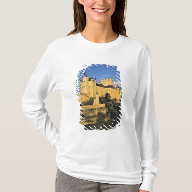 Europe, Spain, Segovia. The imposing Alcazar, T-Shirt (Front)