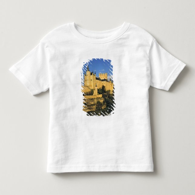 Europe, Spain, Segovia. The imposing Alcazar, Toddler T-shirt (Front)