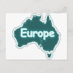 Europe? Stupid Funny Postcard
