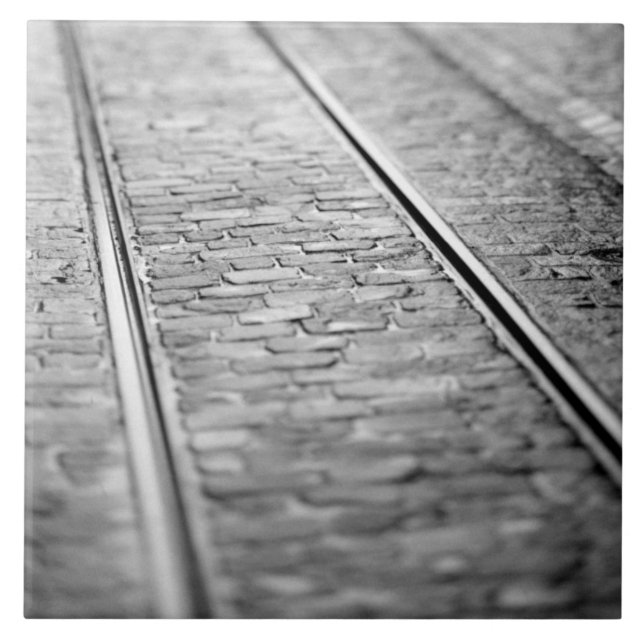 Europe, Switzerland, Bern. Tram tracks, 2 Tile (Front)