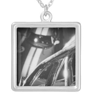 Europe, Switzerland, Geneva. Geneva Motor Show; 4 Silver Plated Necklace