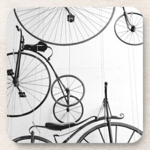 Europe, Switzerland, Lucerne. Bicycle display, Drink Coaster