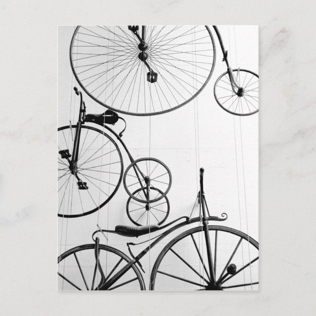 Europe, Switzerland, Lucerne. Bicycle display, Postcard (Front)