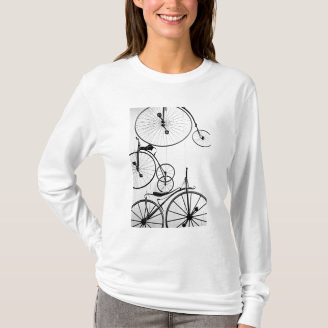 Europe, Switzerland, Lucerne. Bicycle display, T-Shirt (Front)