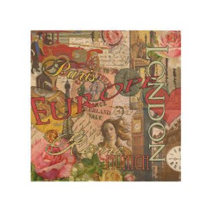 Europe Travel Vintage European Paris France Art