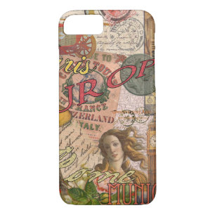 Europe Travel Vintage European Paris France Art iPhone 8/7 Case