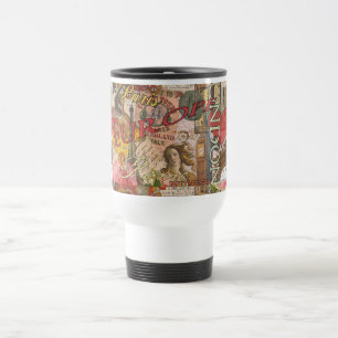 Europe Travel Vintage European Paris France Art Travel Mug