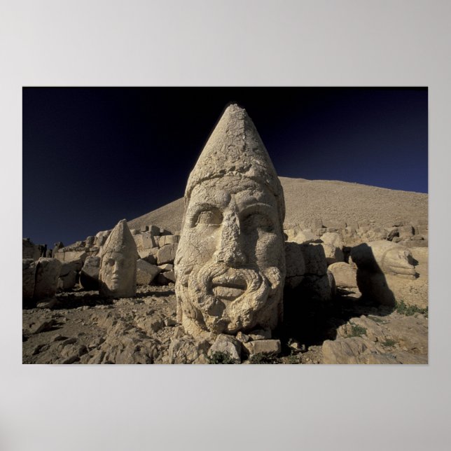 Europe, Turkey, Kurdi. Nemrut Dagh. Poster (Front)