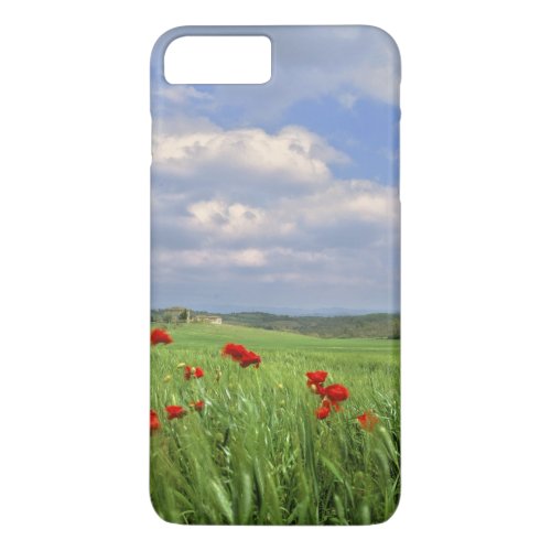 Europe Tuscany Poggiolo Red poppies sway iPhone 8 Plus7 Plus Case