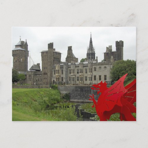 Europe Wales Cardiff Cardiff Castle Welsh 2 Postcard