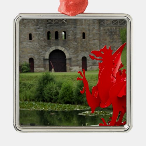Europe Wales Cardiff Cardiff Castle Welsh Metal Ornament