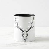 Buck in Fall Camo White Tail Deer Travel Mug