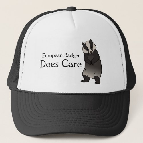 European Badger Does Care Hat