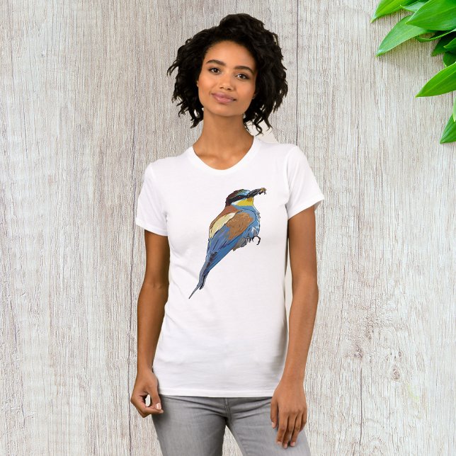 European Bee Eater Bird Womens T-Shirt (Creator Uploaded)