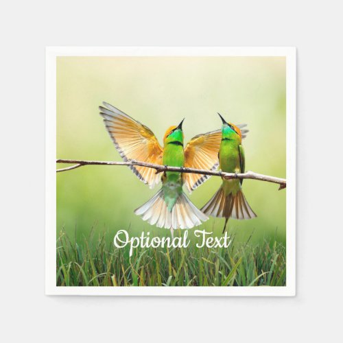 European Bee_Eater Colorful Bird  Napkins