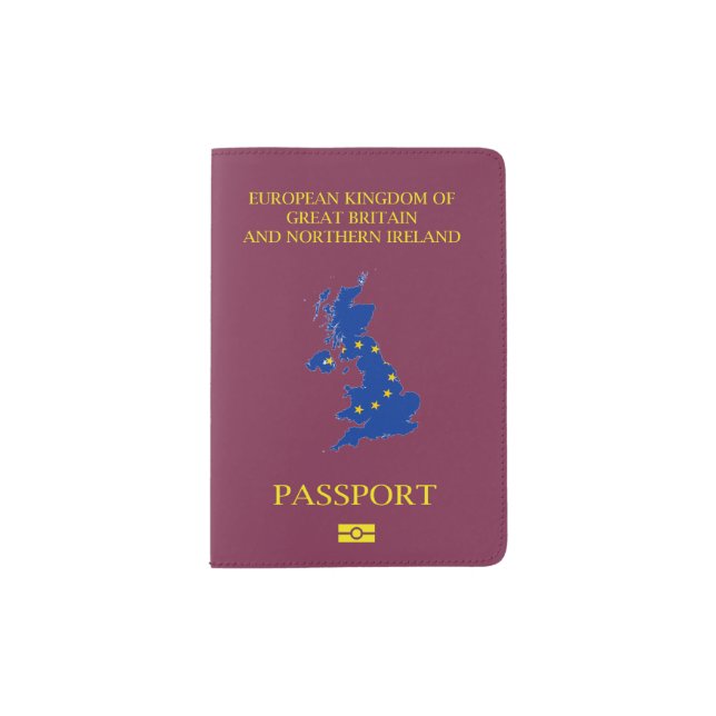 European Brexit UK Remain Passport Holder (Front)