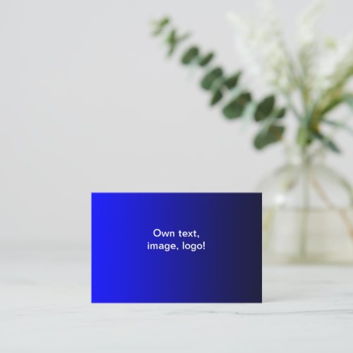 European Business Cards Royal Blue_Dark Blue