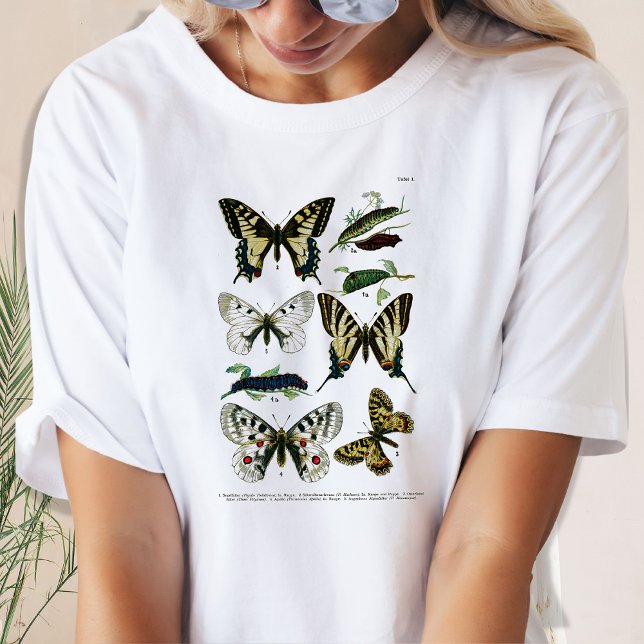 European Butterflies Plate I T-Shirt (Creator Uploaded)