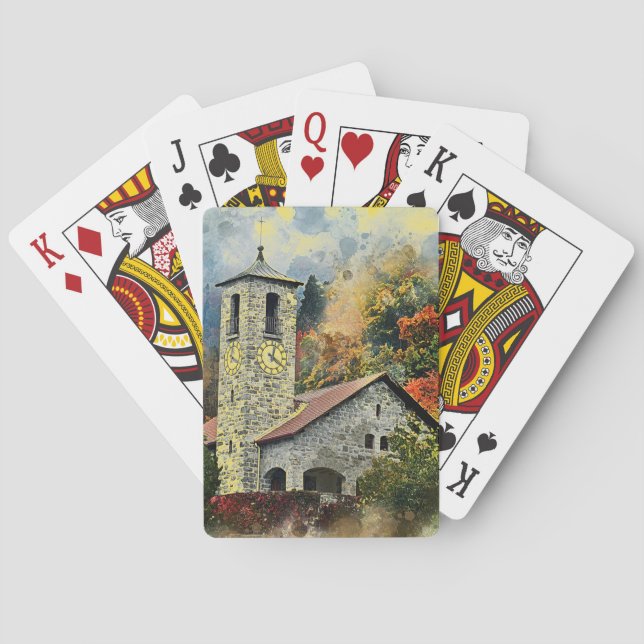 European Castle Poker Cards (Back)