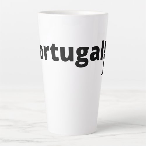 European Champions League Portugal   Latte Mug