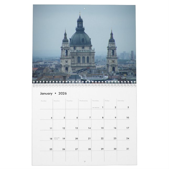 European Christian Churches 2011 Calendar (Jan 2026)
