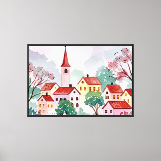 European cityscape canvas print