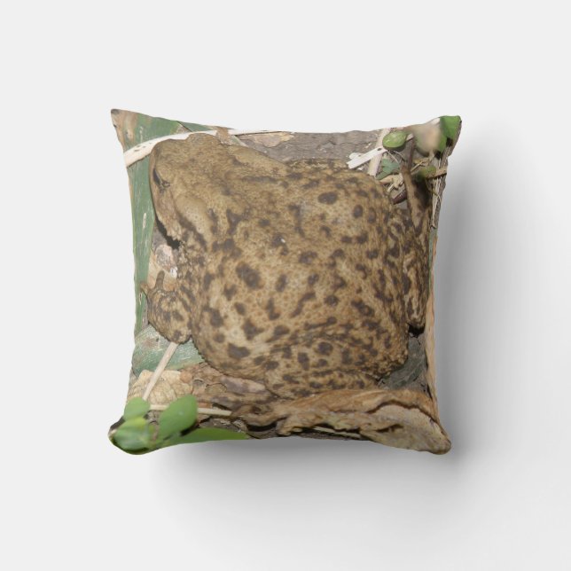 European Common Toad Pillow (Front)