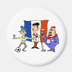 European cup - Euro 2012 French Fans France ball Magnet